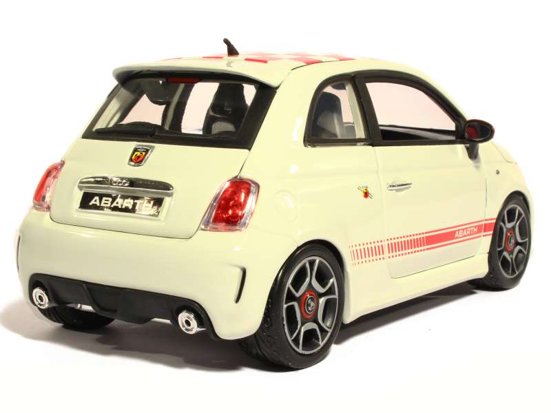 Fiat 500 Abarth 2008 Bburago 1 18 Autos Miniatures Tacot