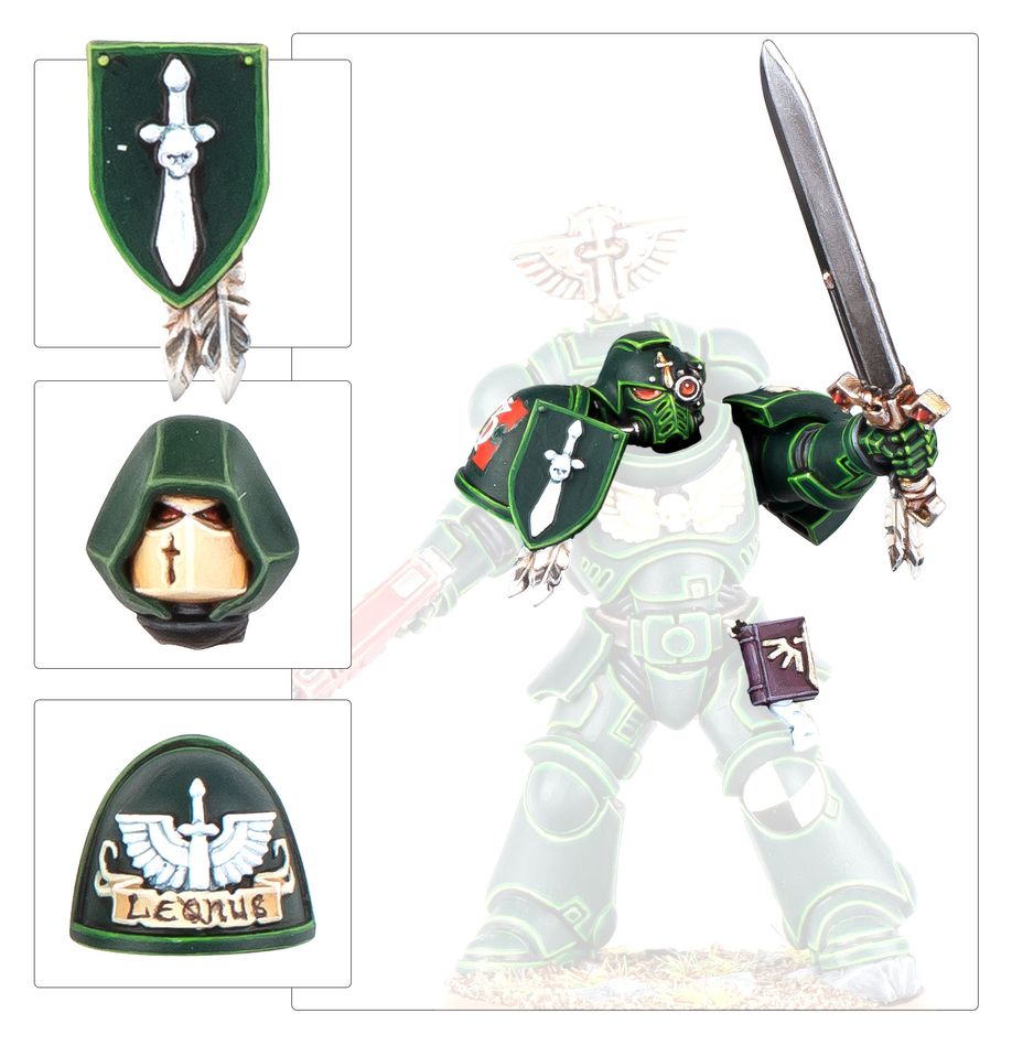 GW 1636 Space Marines - Dark Angels Améliorations et décalcos