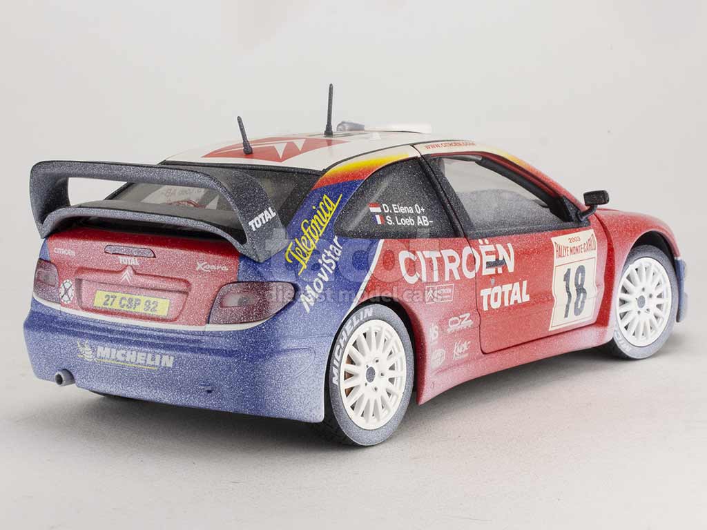 Citroën - Xsara WRC Monte-Carlo 2003 - Solido - 1/18 - Autos Miniatures  Tacot