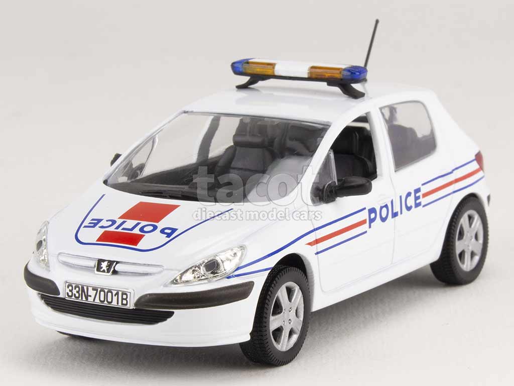 3055 Peugeot 307 Berline 5 Doors Police 2005