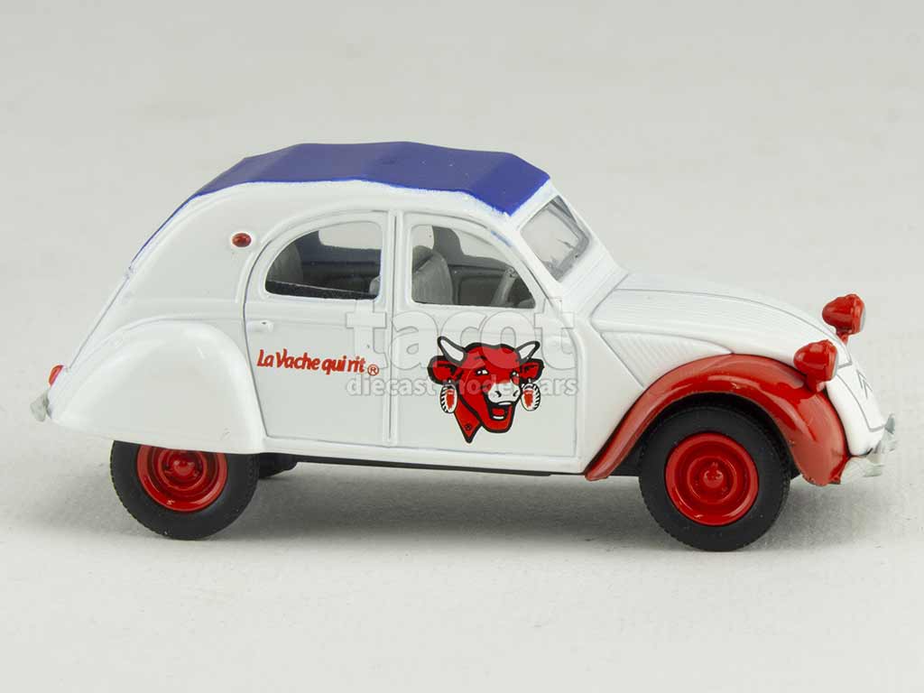 Citroën - 2CV La Vache Qui Rit - Norev - 1/54 - Autos Miniatures Tacot