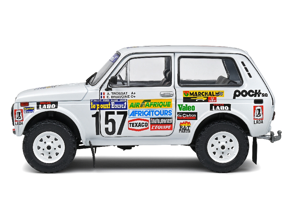 Lada Niva Paris Dakar 1983 Solido 118 Autos Miniatures Tacot