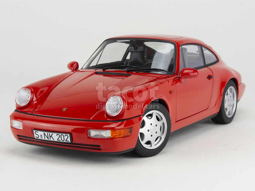 Miniature voiture auto 1:18 Modélisme Porsche 911 Carrera 3.2 Clubsport  1989 Kk