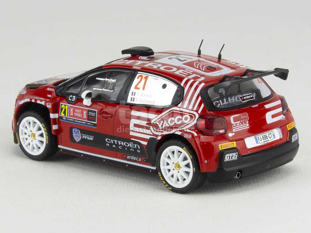 100843 Citroën C3 Rally2 WRC2 Ypres 2022