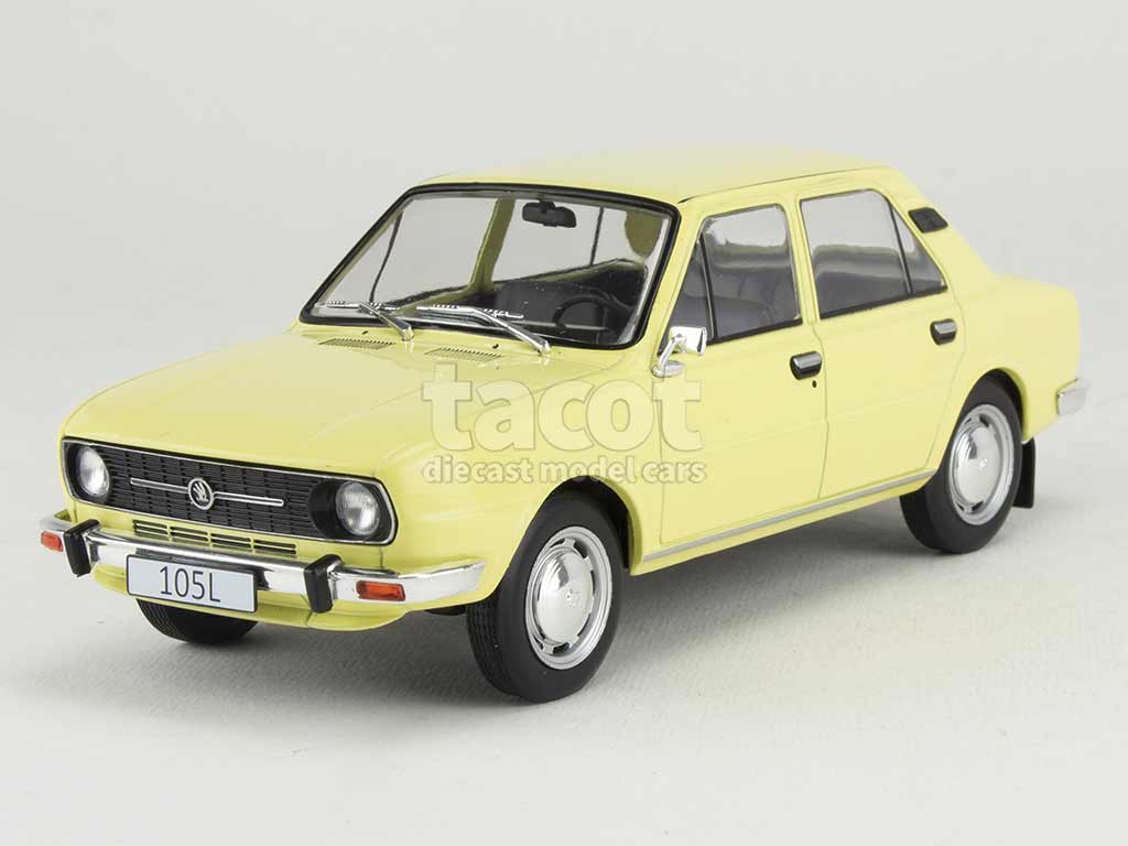 Skoda - 105L 1976 - Whitebox - 1/24 - Autos Miniatures Tacot