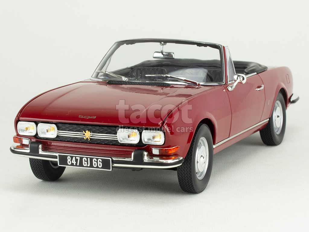 Peugeot - 504 Cabriolet 1969 - Norev - 1/18 - Autos Miniatures Tacot