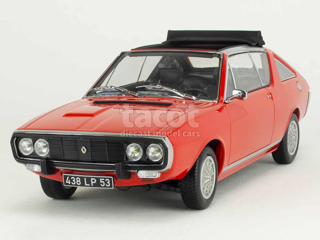 Renault 17 Gordini Decouvrable Red Norev 1/18