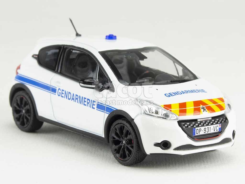 Miniature Peugeot 208 GTI 30 H Gendarmerie Norev