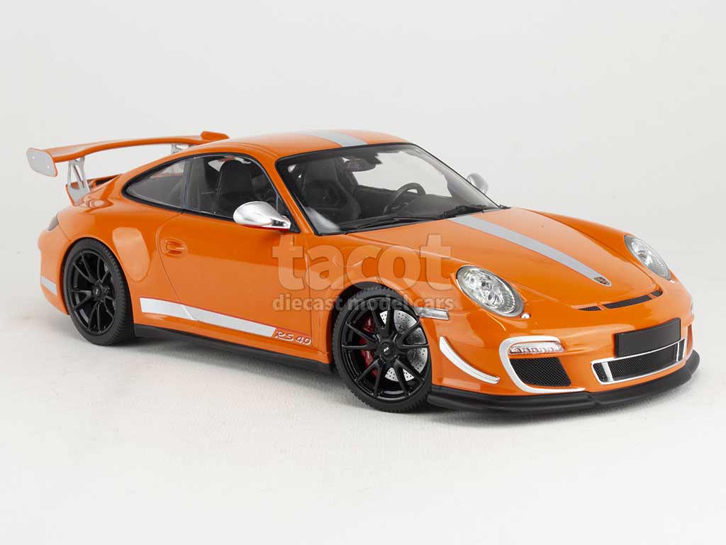 Voiture Miniature Porsche 911 GT3 RS 4.0 2011 Orange 1/18 - 155062224  MINICHAMPS