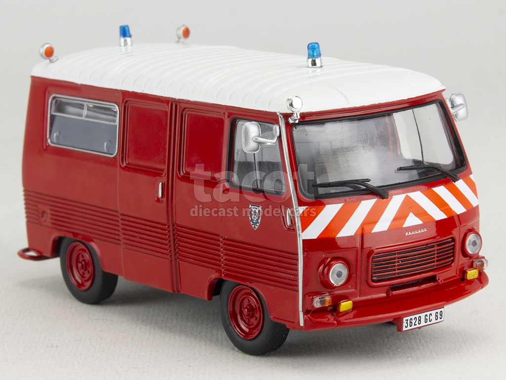 102536 Peugeot J7 Pompiers VSAB 1970