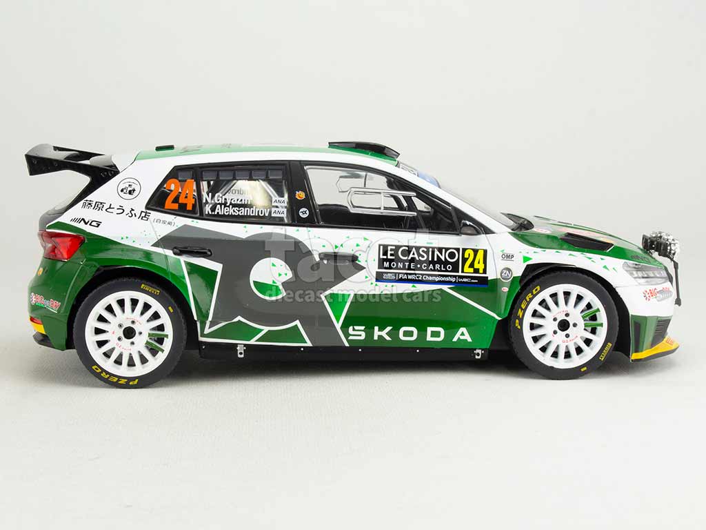 104581 Skoda Fabia Rally2 Monte Carlo 2023