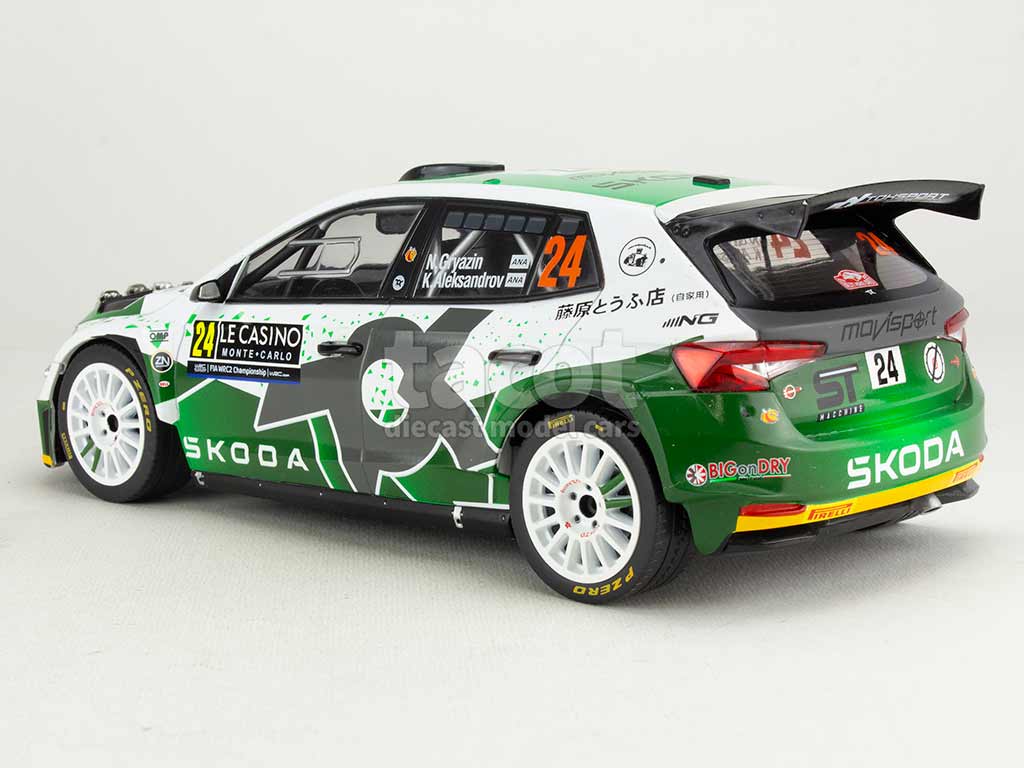 104581 Skoda Fabia Rally2 Monte Carlo 2023