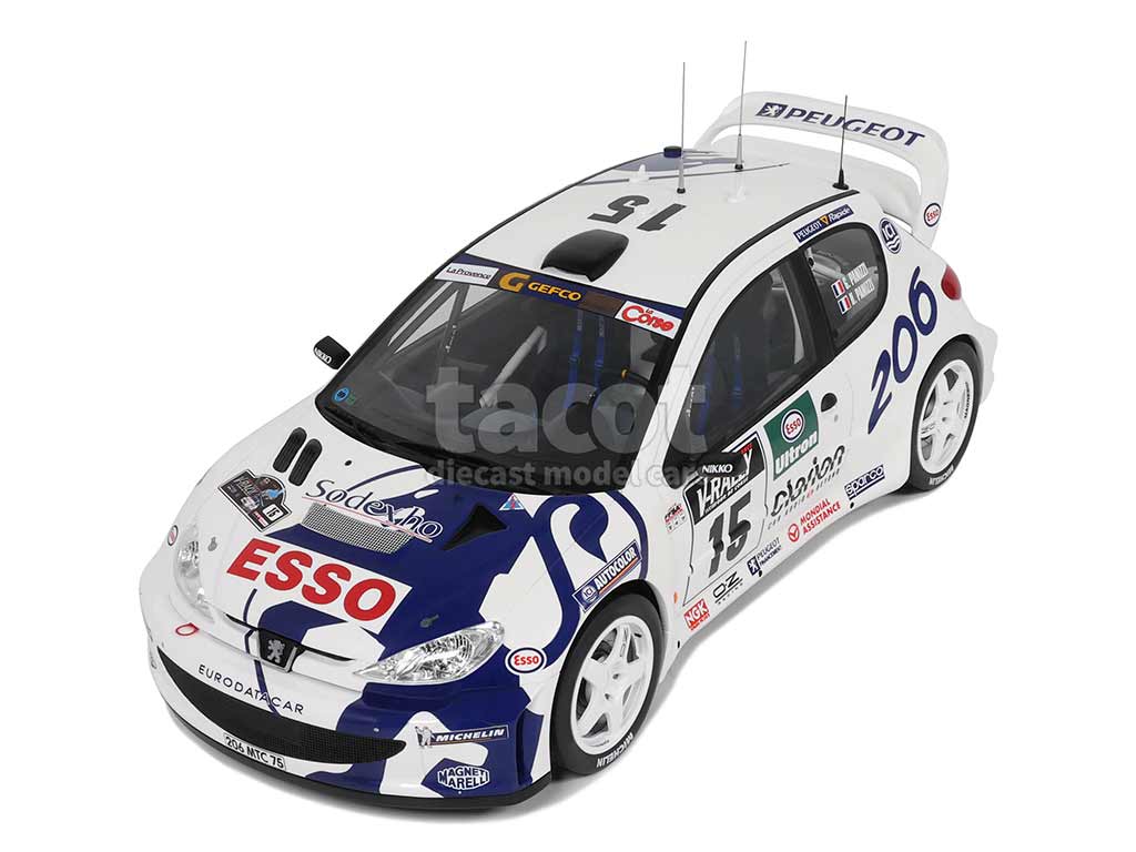 104747 Peugeot 206 WRC Tour de Corse 1999