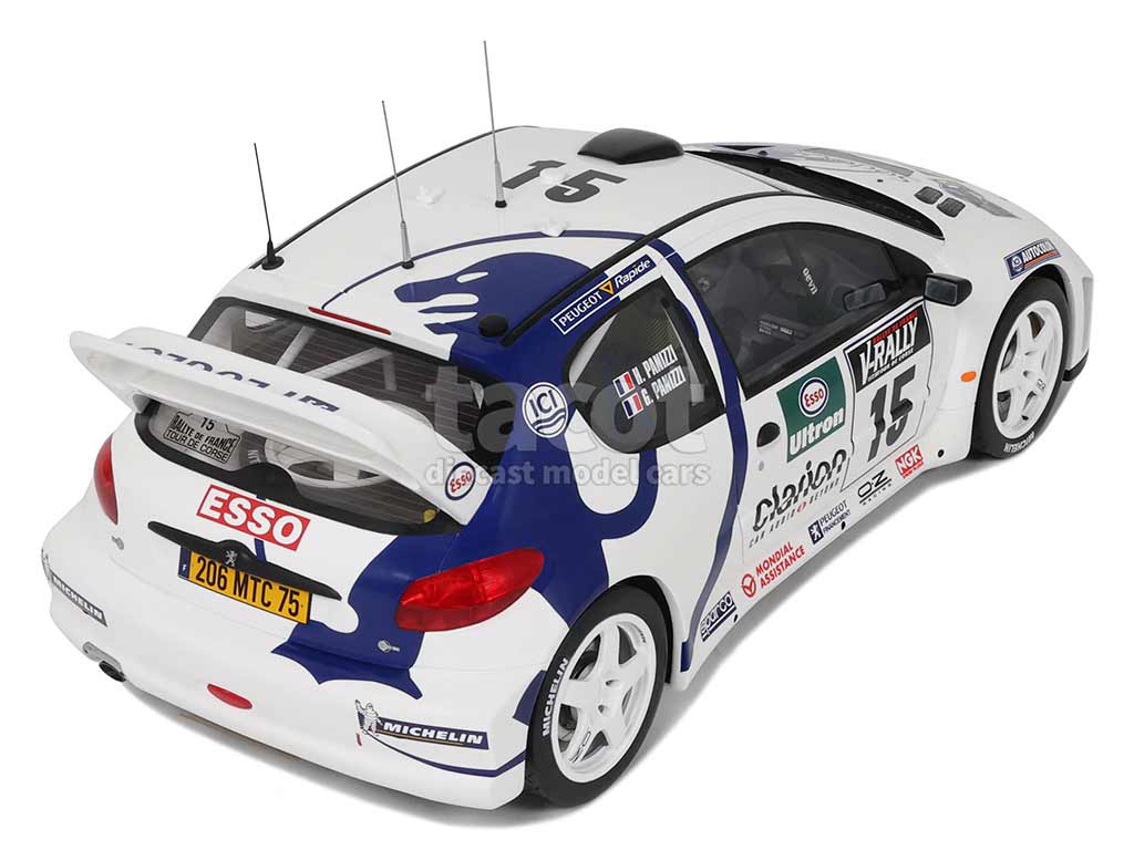 104747 Peugeot 206 WRC Tour de Corse 1999