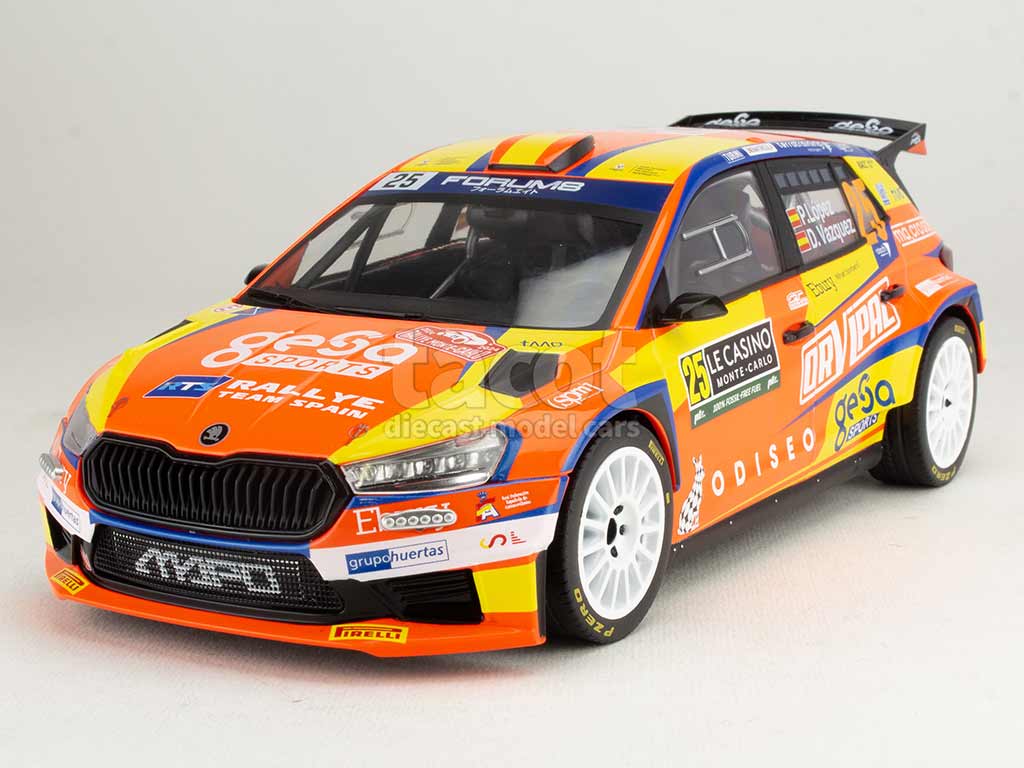 104890 Skoda Fabia Rally2 Monte Carlo 2024