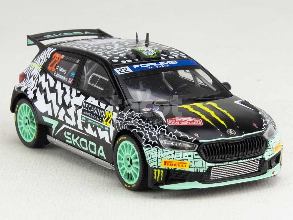 104904 Skoda Fabia Rally2 Monte Carlo 2024