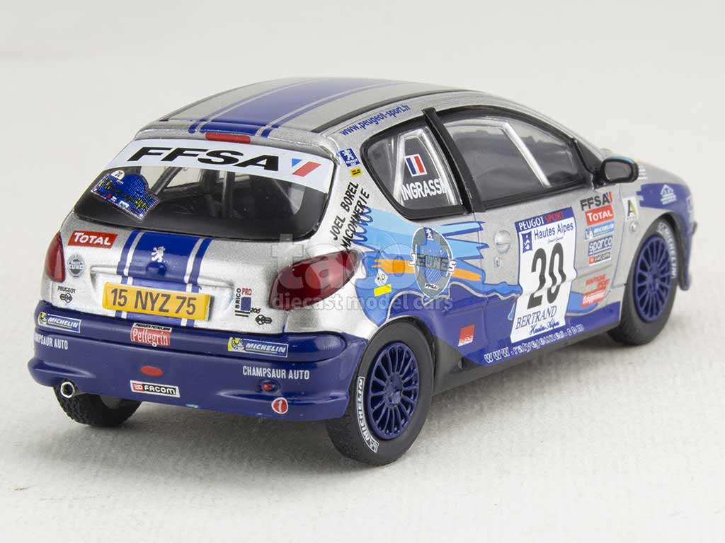 104995 Peugeot 206 XS Rallye National Neige Hautes Alpes 2007