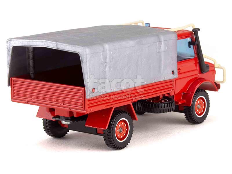 Mercedes - Unimog Pompiers - Solido - 1/43 - Autos Miniatures Tacot