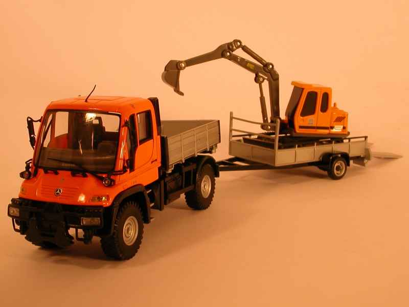 41056 Mercedes Unimog 300 Trailer