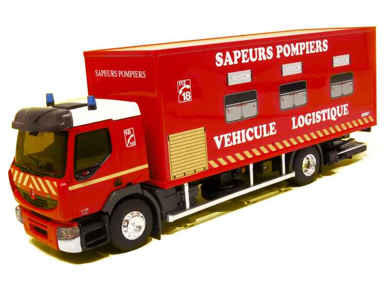 Renault - D15 FPT Rosenbauer Pompier - Eligor - 1/43 - Autos Miniatures  Tacot