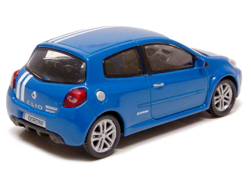 Miniature Renault Clio RS Gordini 2009 - Monako Blue - Echelle 1/43 - Norev  - Voitures miniatures - Creavea