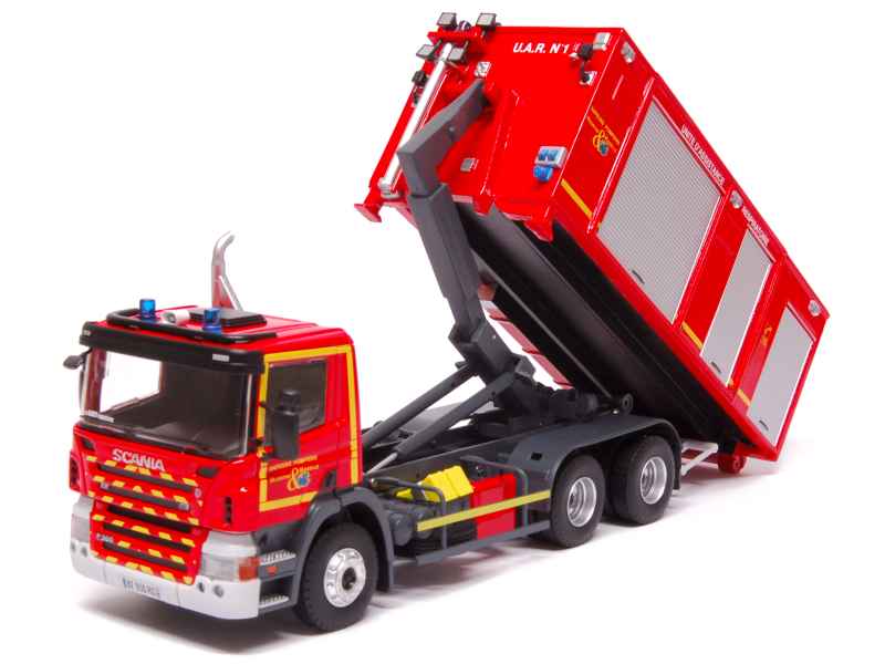 Scania - CP31 Double Cabine FPT Pompiers - Eligor - 1/43 - Autos Miniatures  Tacot