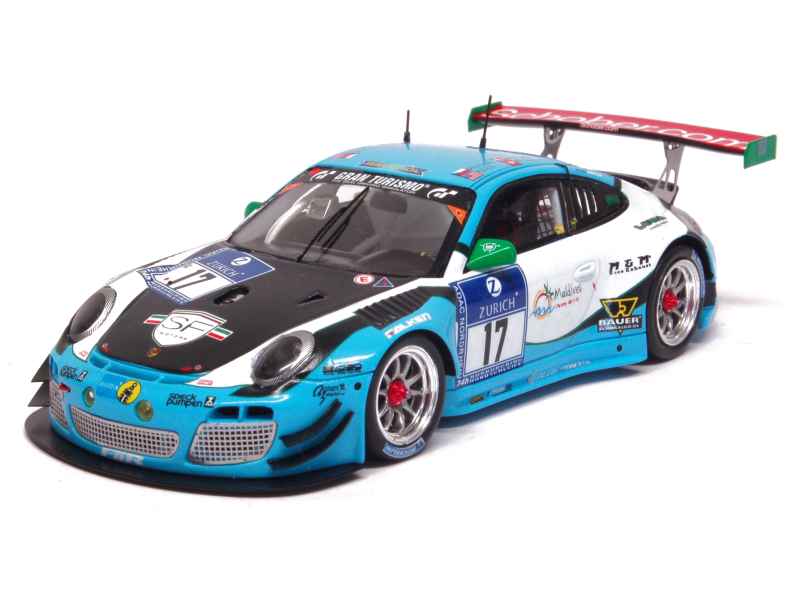 ポルシェ911 GT3R フジミ 1/24 完成品☆+bonfanti.com.br