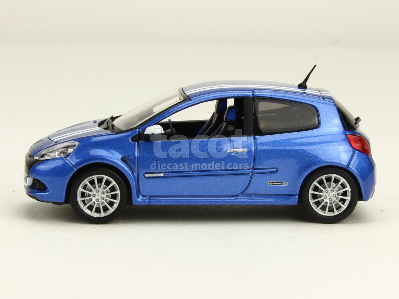 Miniature Renault Clio RS Gordini 2009 - Monako Blue - Echelle 1/43 - Norev  - Voitures miniatures - Creavea