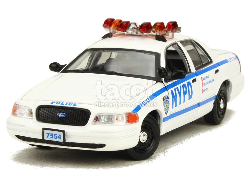 Greenlight 1:24 2011 FORD CROWN VICTORIA POLICE INTERCEPTOR -NYPD