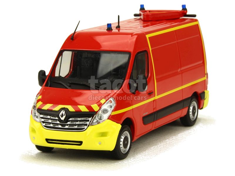 Renault - Master III L2H2 Pompier 2014 - Eligor - 1/43 - Autos Miniatures  Tacot