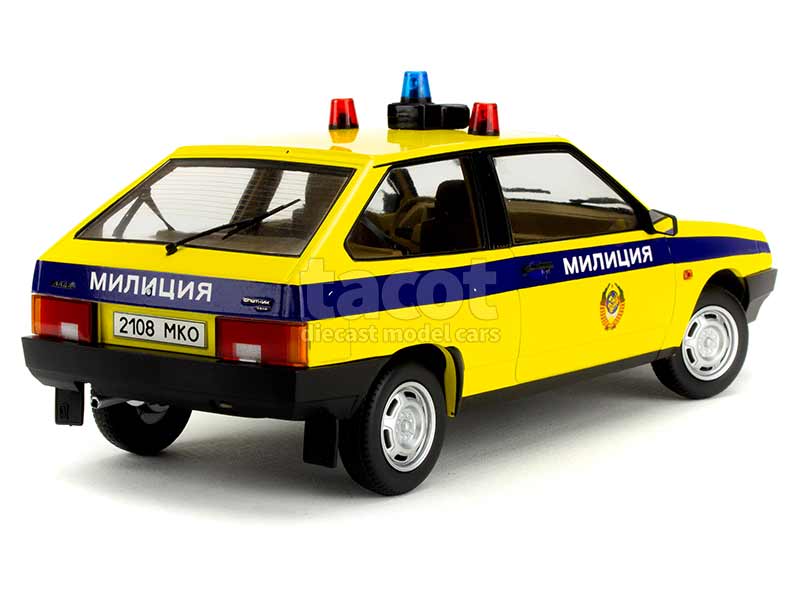 89708 Lada Samara 3 Doors Police 1986