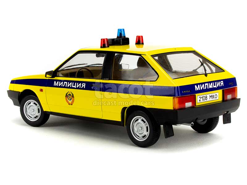 89708 Lada Samara 3 Doors Police 1986