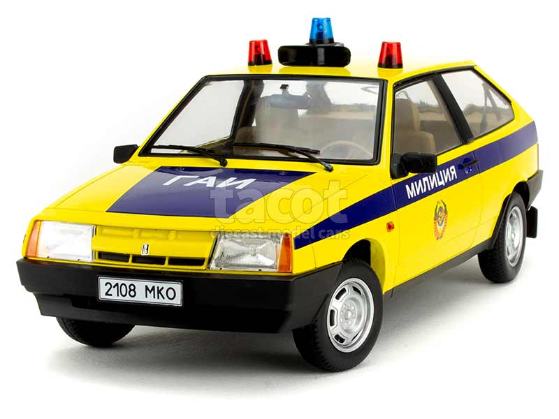 89708 Lada Samara 3 Doors Police 1986