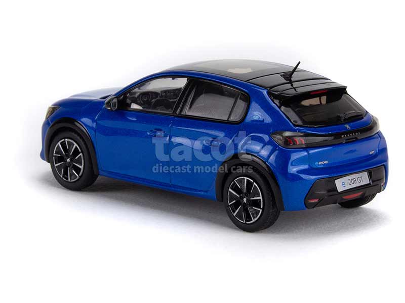 PEUGEOT e 208 GT 2019 BLEU NOREV 1/43°