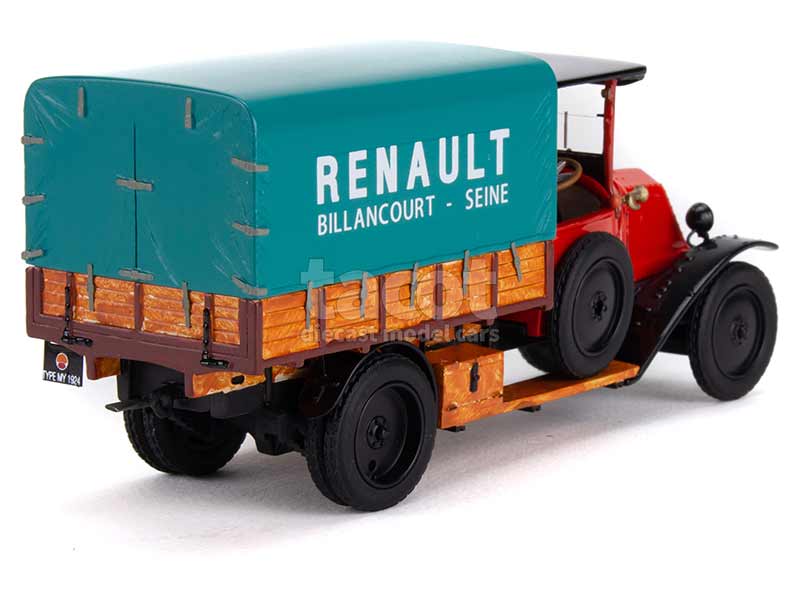 Renault 2 tonnes Plateau à ridelle bâché (1947) - Les Introuvables
