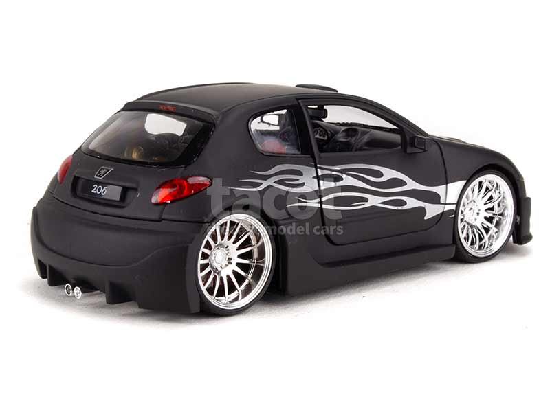 Peugeot - 206 Tuning - Welly - 1/24 - Voiture miniature diecast Autos Minis
