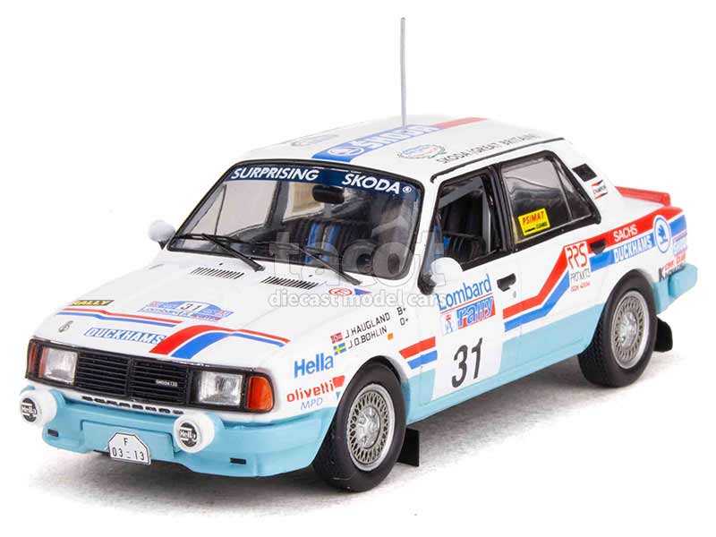 Skoda - 130LR RAC Rally 1987 - IXO - 1/43 - Autos Miniatures Tacot