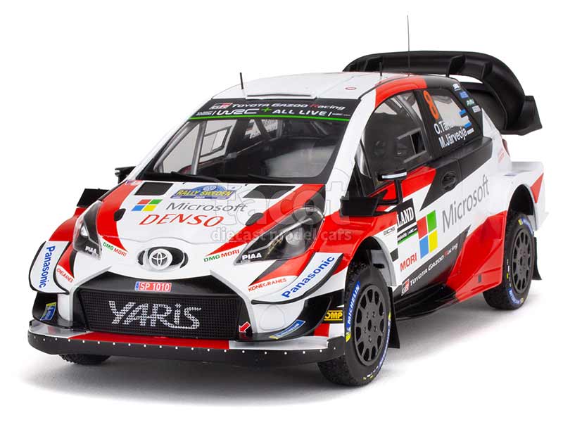 1/18 Yaris WRC RallySweden2019 Microsoftグッズ種類レース - ミニカー