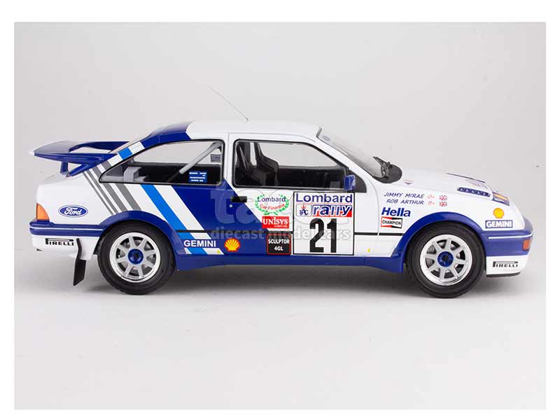 97873 Ford Sierra RS Cosworth Lombard RAC Rally 1989