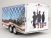 99856 Remorque Four Wheels Enclosed Trailer